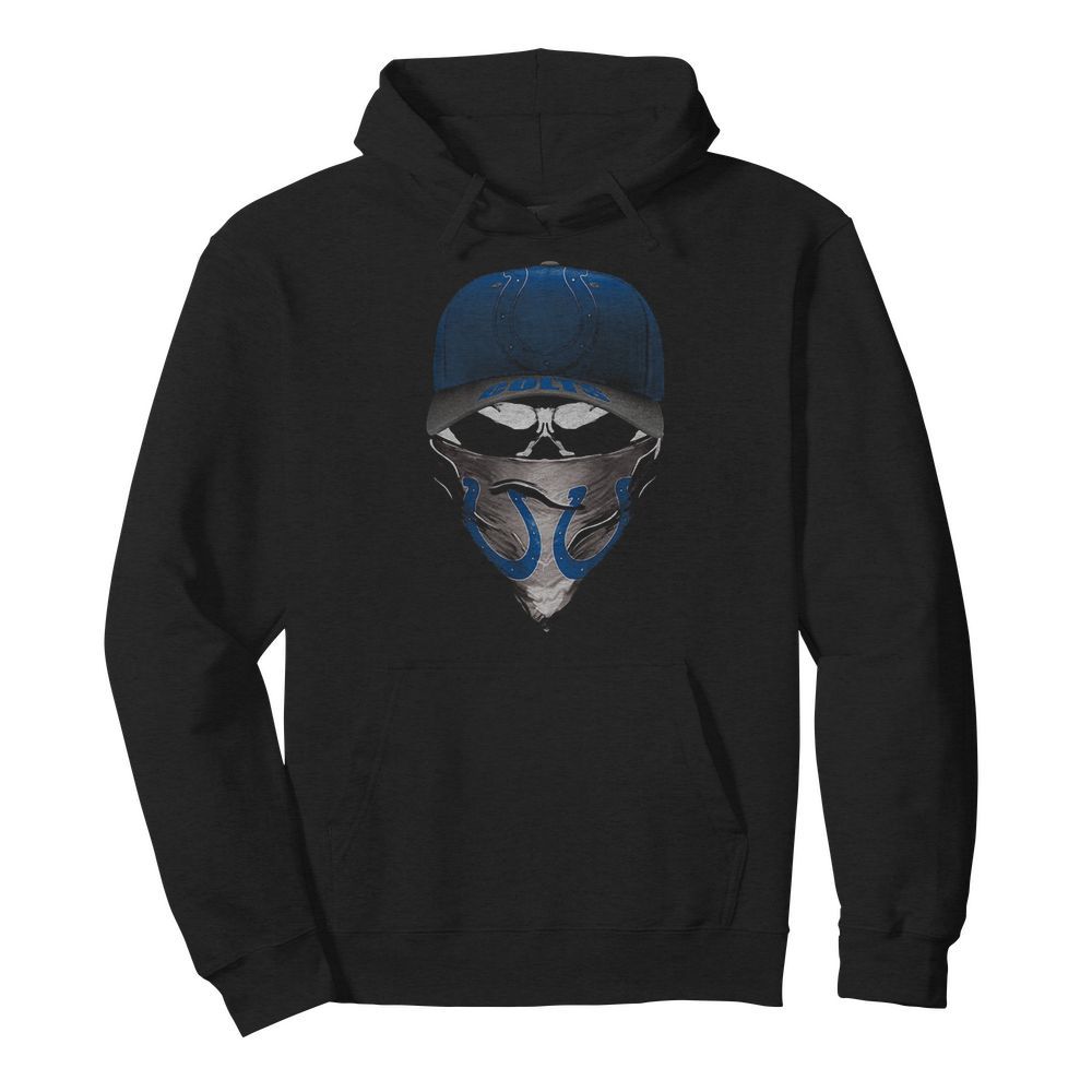 Skull mask indianapolis colts football  Unisex Hoodie