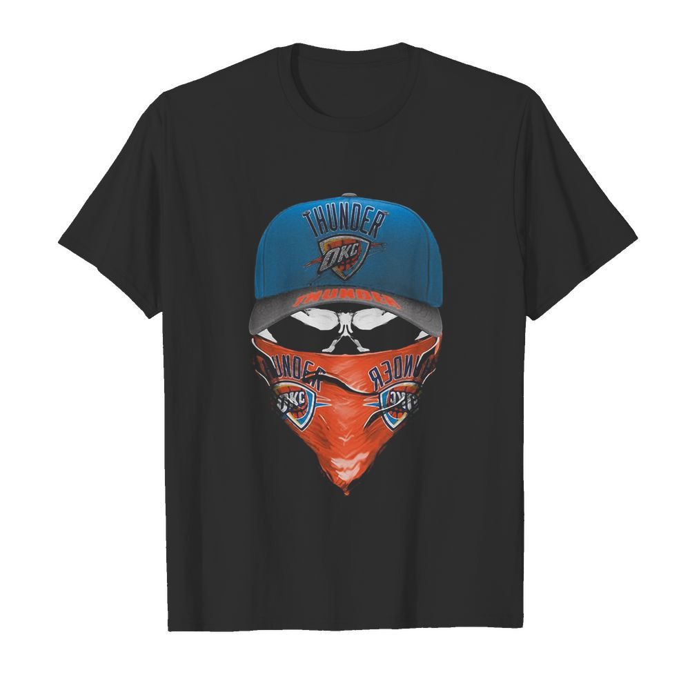 Skull mask oklahoma city thunder basketball shirt