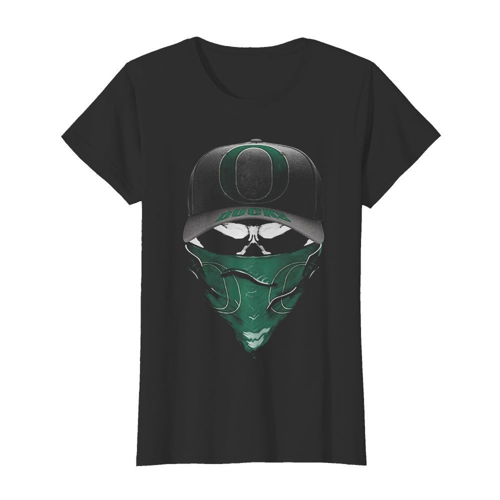 Skull mask oregon ducks football  Classic Women's T-shirt