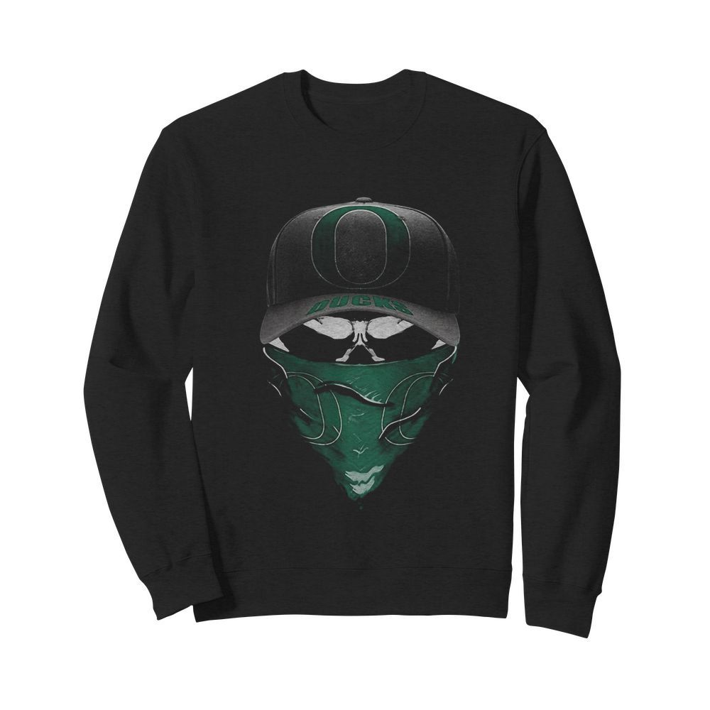 Skull mask oregon ducks football  Unisex Sweatshirt