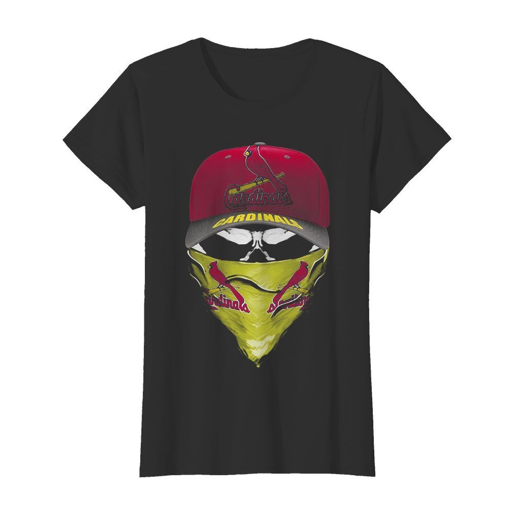 Skull mask st. Louis cardinals baseball  Classic Women's T-shirt