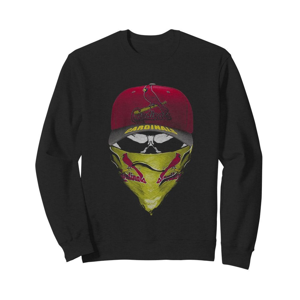 Skull mask st. Louis cardinals baseball  Unisex Sweatshirt