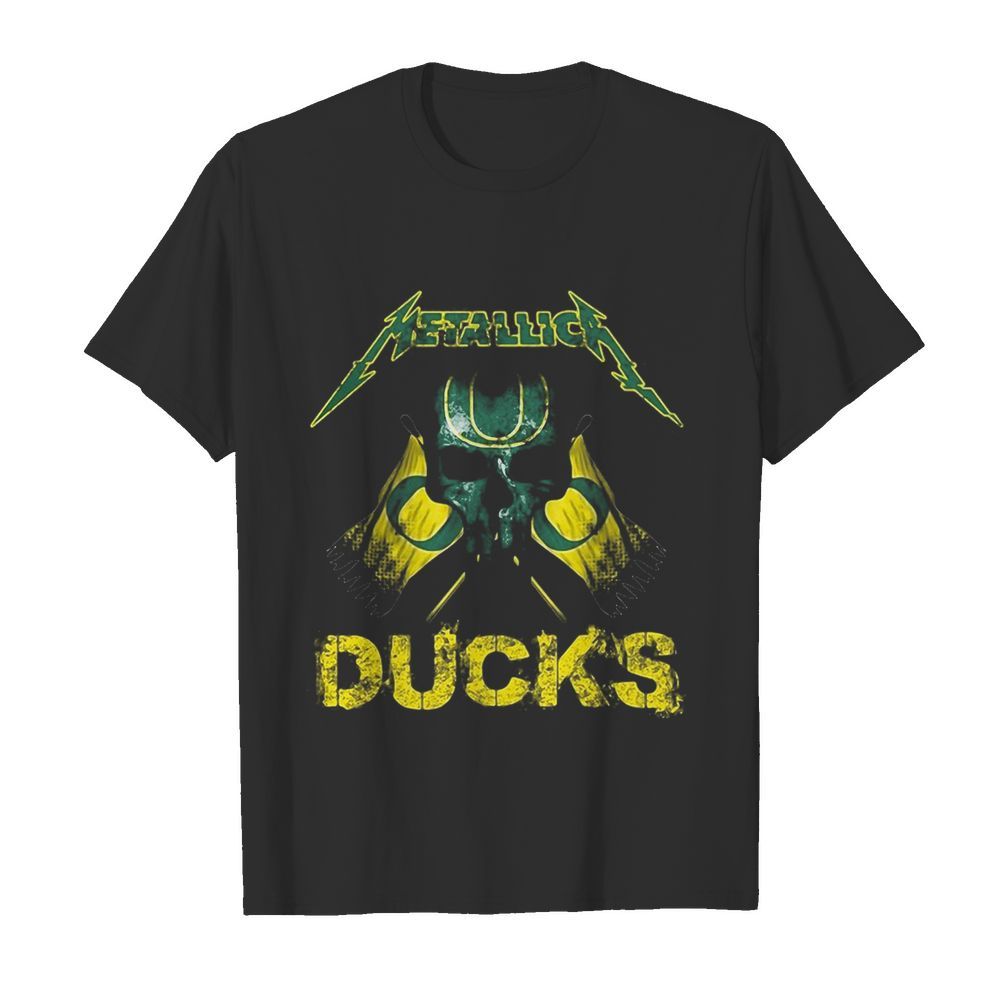 Skull metallica oregon ducks flag  Classic Men's T-shirt