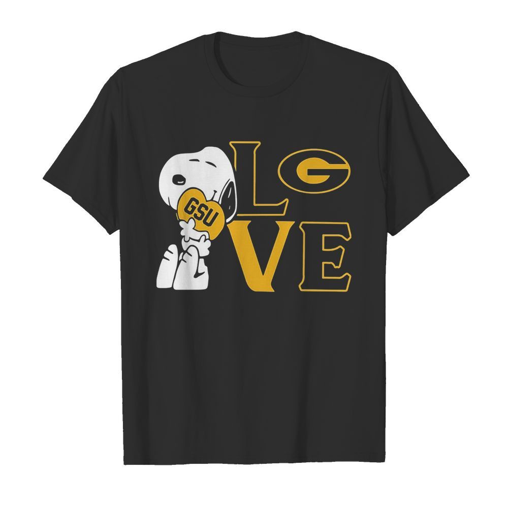 Snoopy hug heart love georgia state university shirt