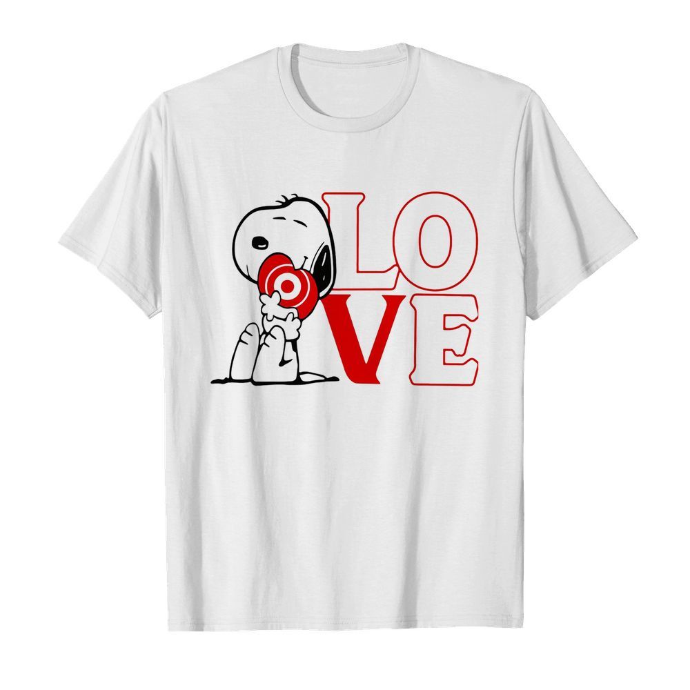 Snoopy hug heart love target shirt