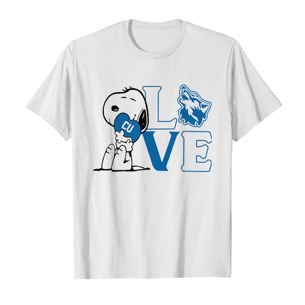 Snoopy love cu cheyney university of pennsylvania heart shirt