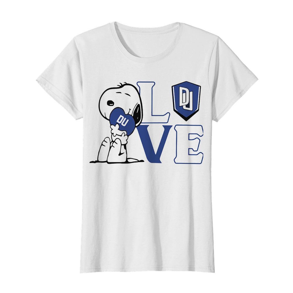 Snoopy love du dillard university heart  Classic Women's T-shirt