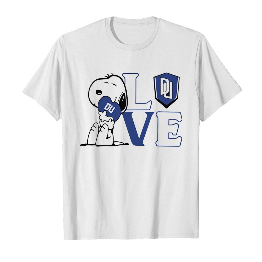 Snoopy love du dillard university heart  Classic Men's T-shirt