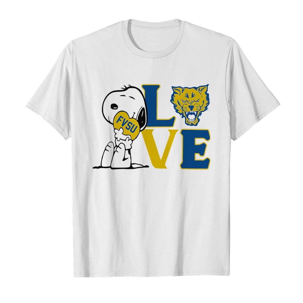 Snoopy love fvsu fort valley state university heart  Classic Men's T-shirt