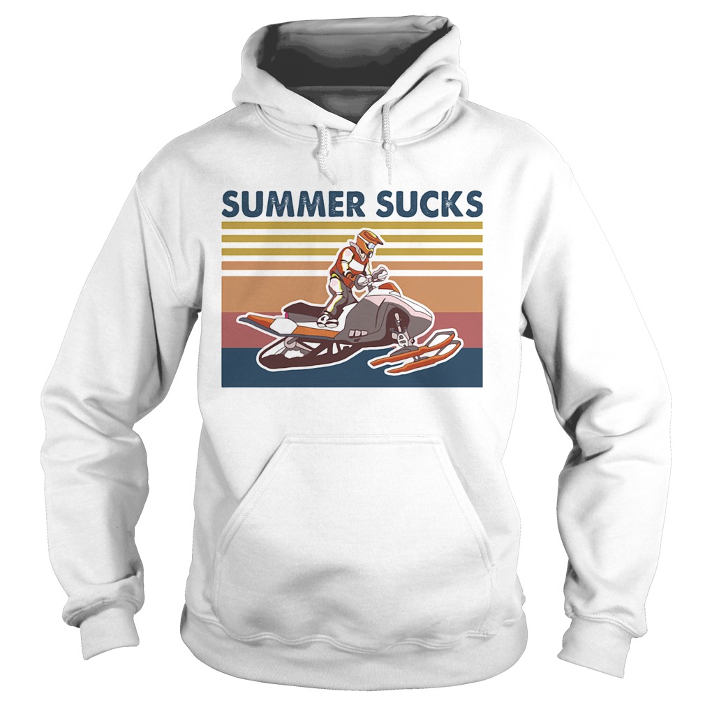 Snowmobile 2020 summer sucks vintage  Hoodie