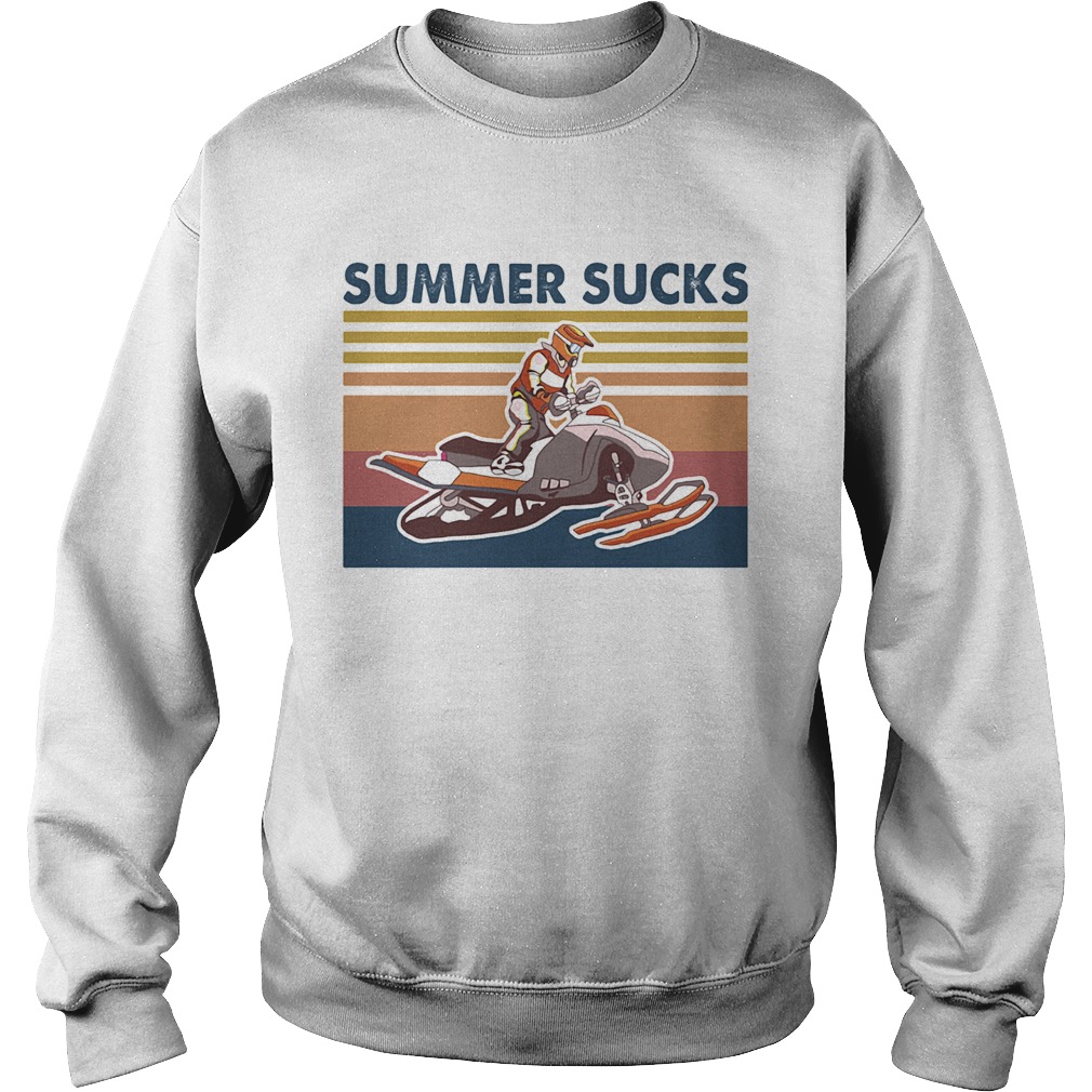 Snowmobile 2020 summer sucks vintage  Sweatshirt