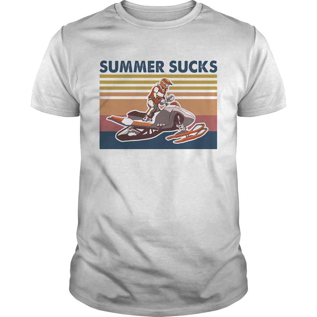 Snowmobile 2020 summer sucks vintage  Unisex