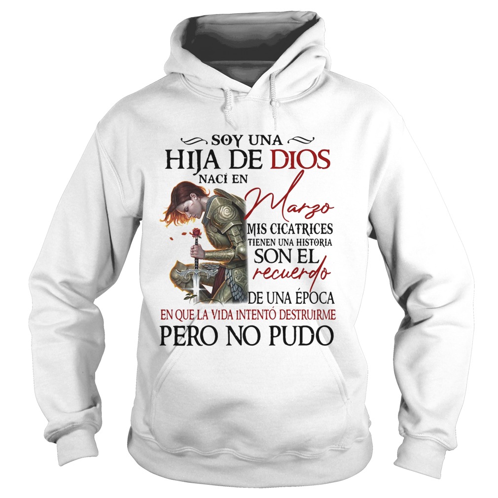 Soy una hija de dios naci en margo mis cicatrices pero no pudo  Hoodie