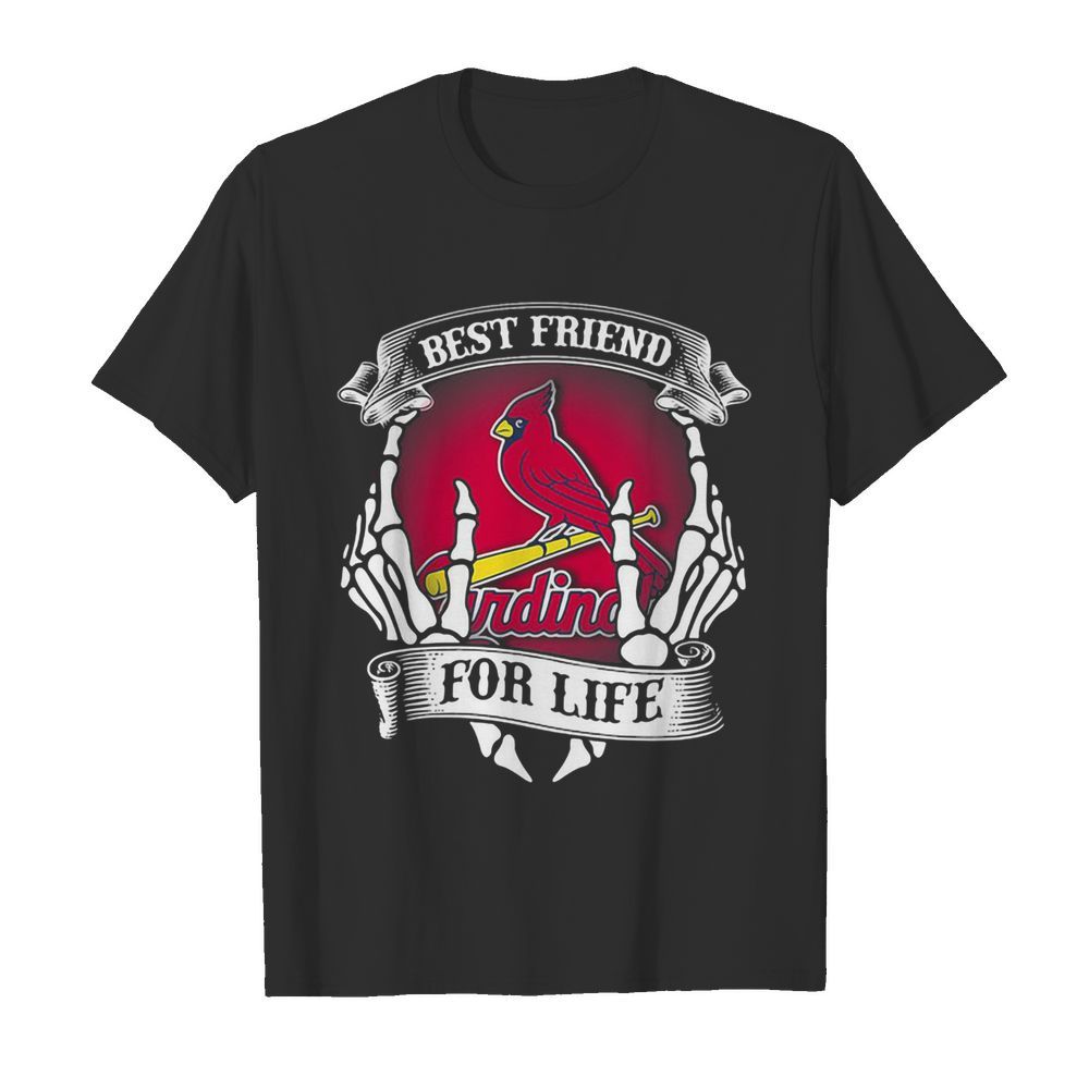 St. louis cardinals best friend for life seketon shirt