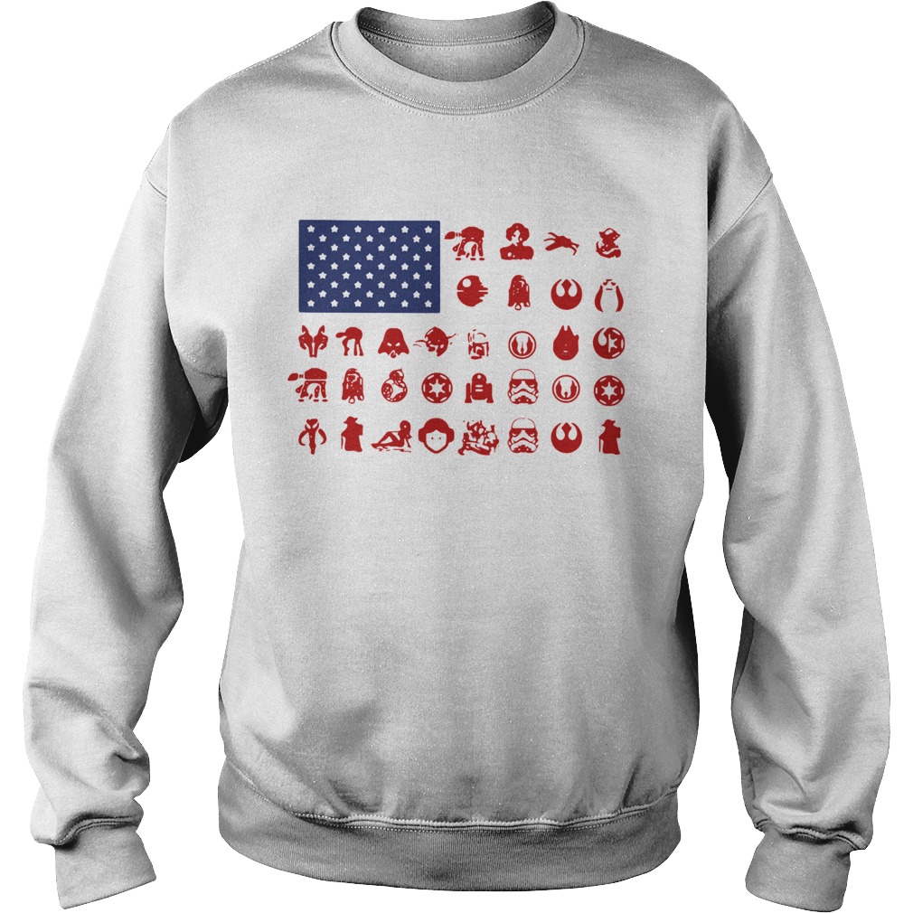 Star Wars American Flag  Sweatshirt