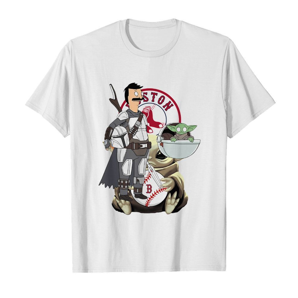 Star wars darth vader and baby yoda boston red sox shirt