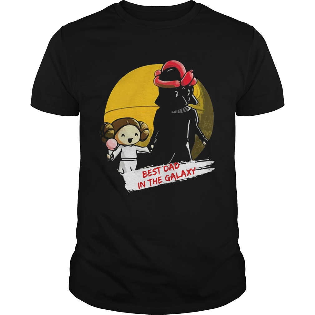 Star wars fatherdaughter best dad in the galaxy happy fathers day shirt