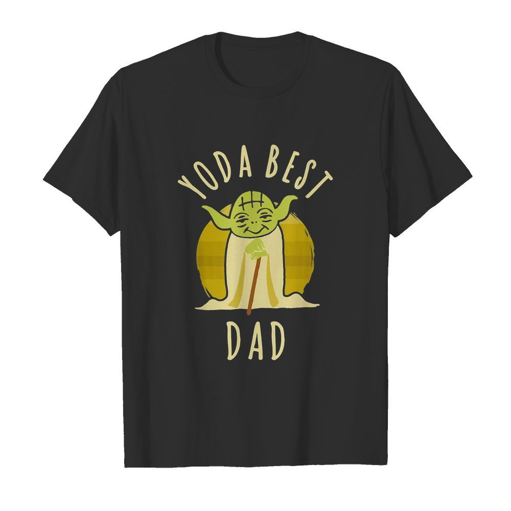 Star wars yoda best dad happy father’s day vintage retro shirt