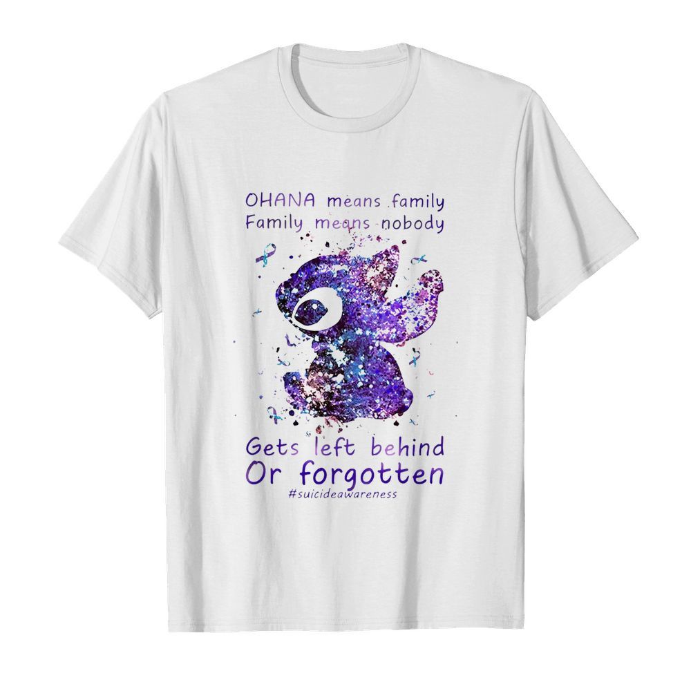 Stitch Ohana Means Family Family Means Nobody shirt