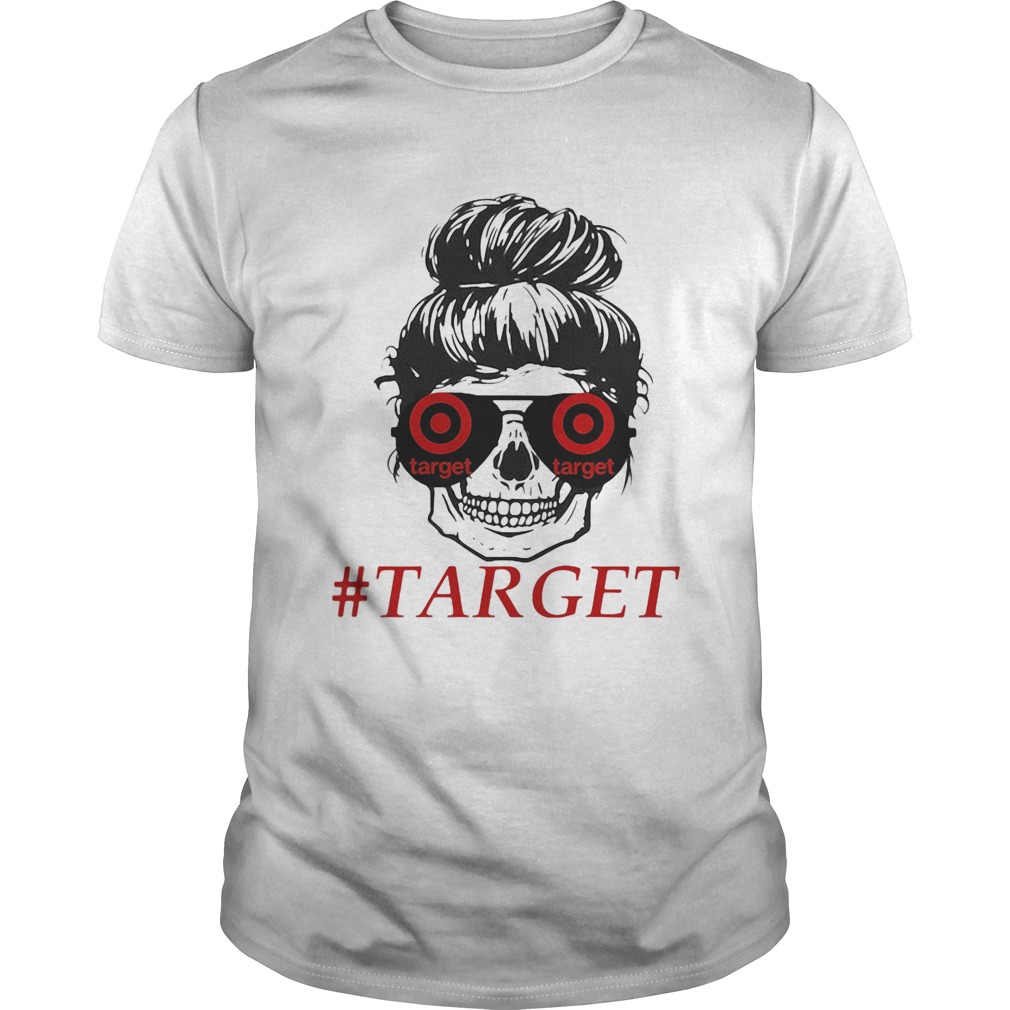 Sugar skull girl target logo shirt