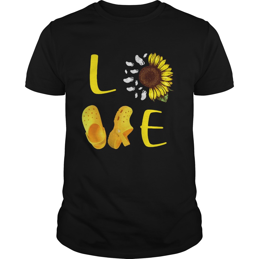 Sunflower Love Croc shirt