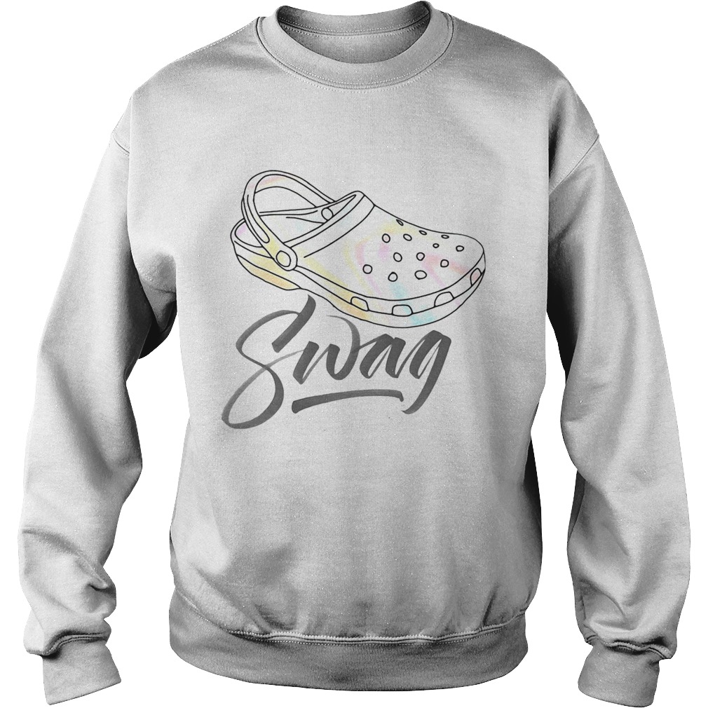 Swag Summer Beach Croc Shoe  Sweatshirt