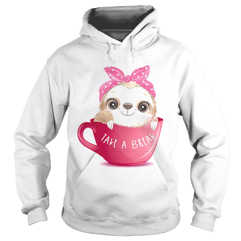 TAKE A BREAK DOG CUP PINK  Hoodie