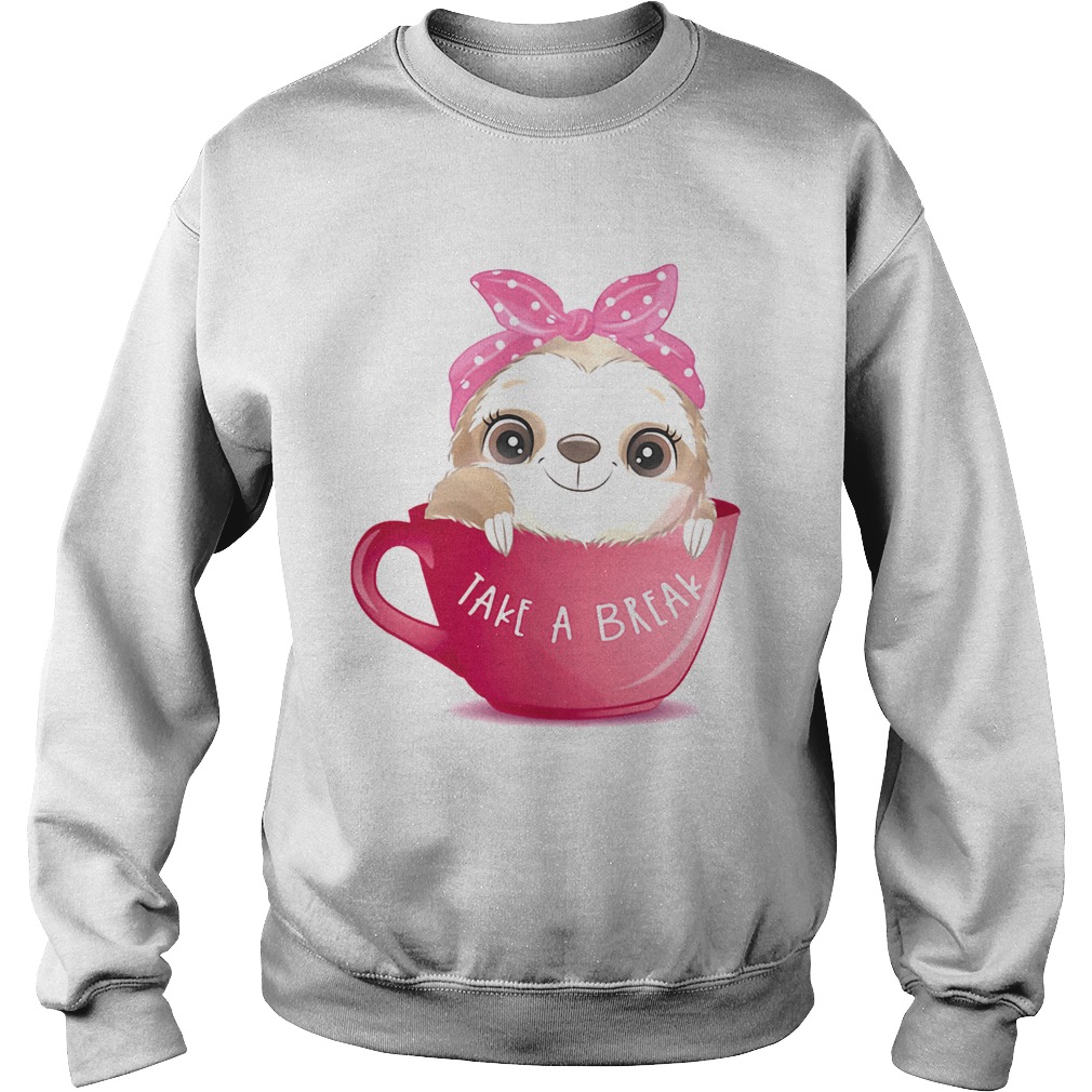 TAKE A BREAK DOG CUP PINK  Sweatshirt