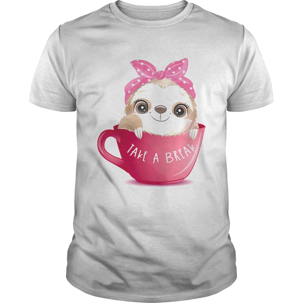 TAKE A BREAK DOG CUP PINK shirt