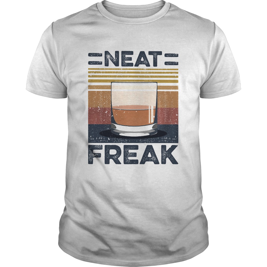 Tea neat freak vintage retro shirt