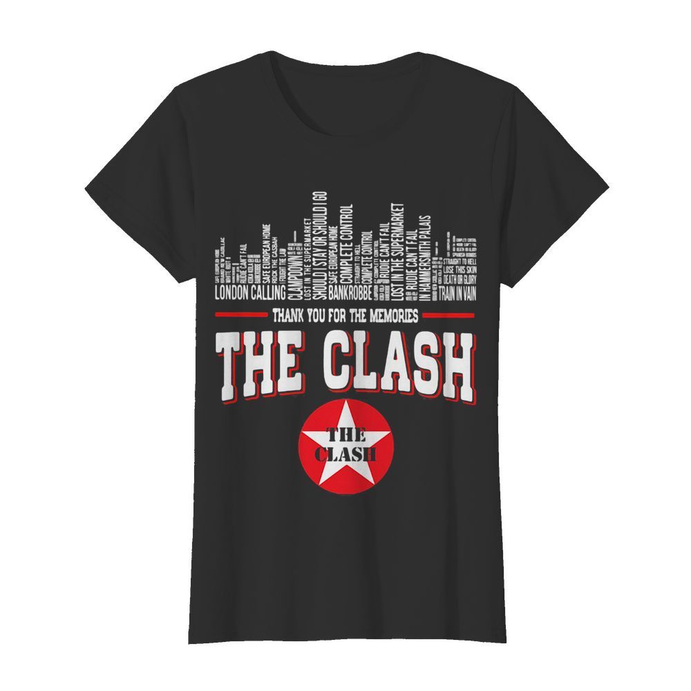 Thank you for the memories the clash  Classic Women's T-shirt