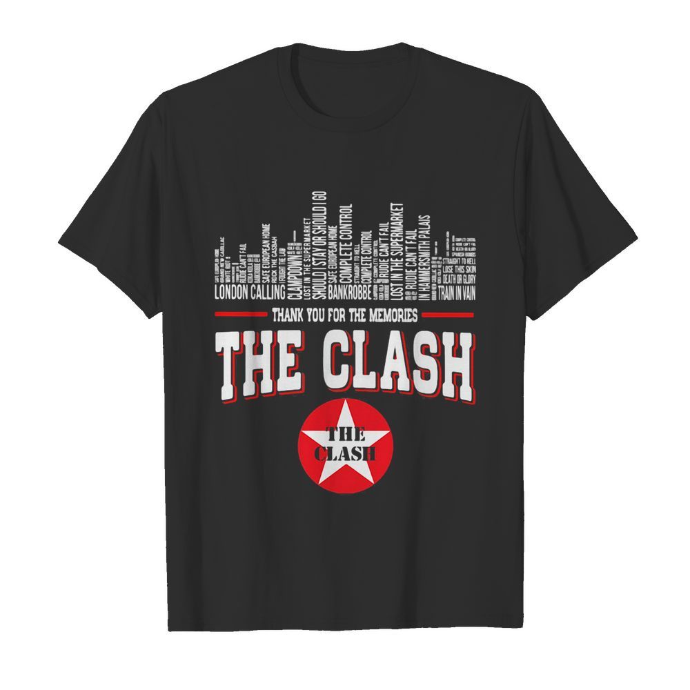 Thank you for the memories the clash  Classic Men's T-shirt