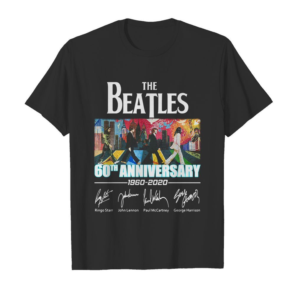 The Beatles 60th anniversary 1960-2020 signature  Classic Men's T-shirt