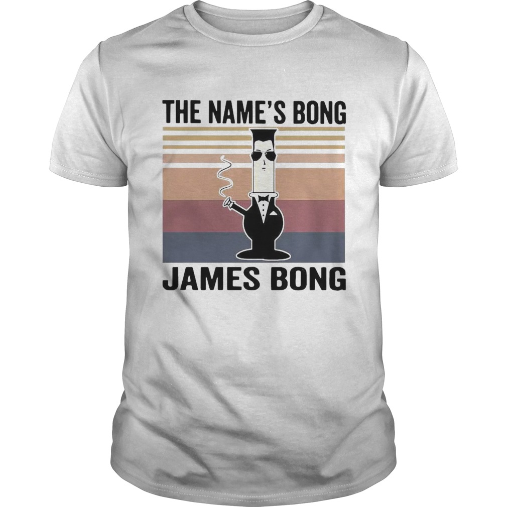 The Names Bong James Bong Vintage  Unisex