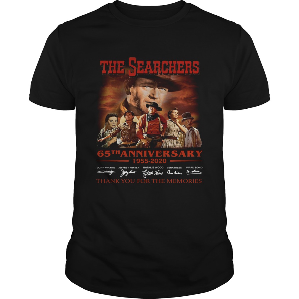 The Searchers 65th Anniversary 1955 2020 Signature Thank You For The Memories shirt