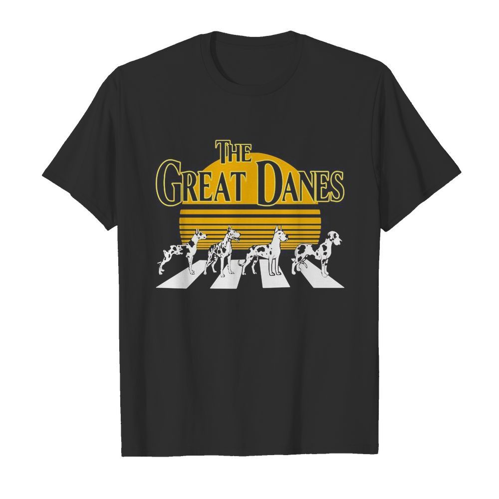 The great danes dalmatian abbey road vintage shirt