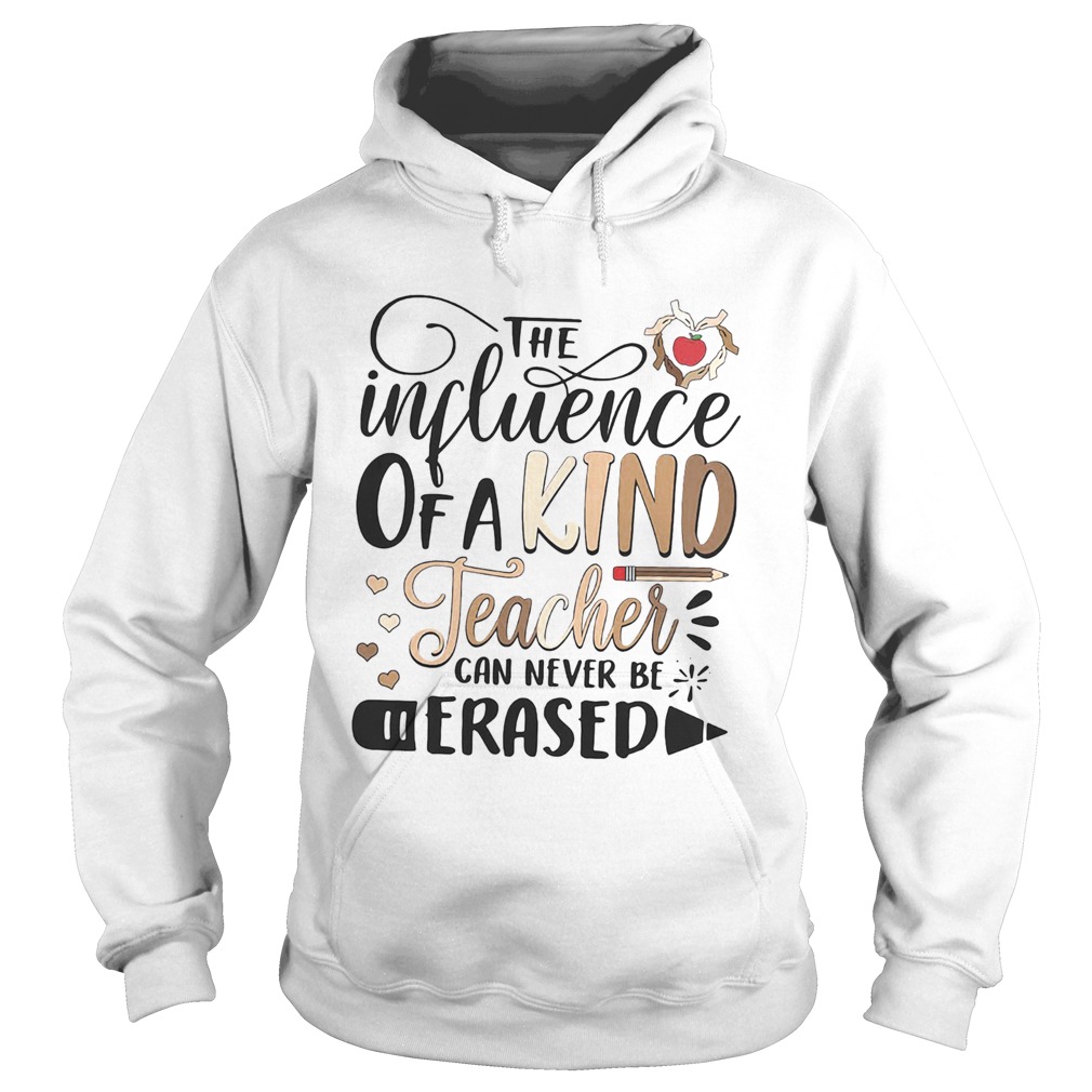 The influence of a kind teacher can never be erased hearts black lives matter  Hoodie