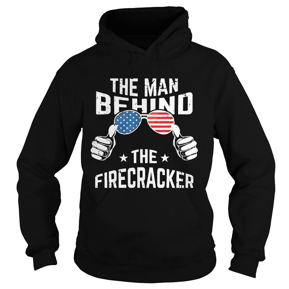 The man behind the firecracker American flag  Hoodie