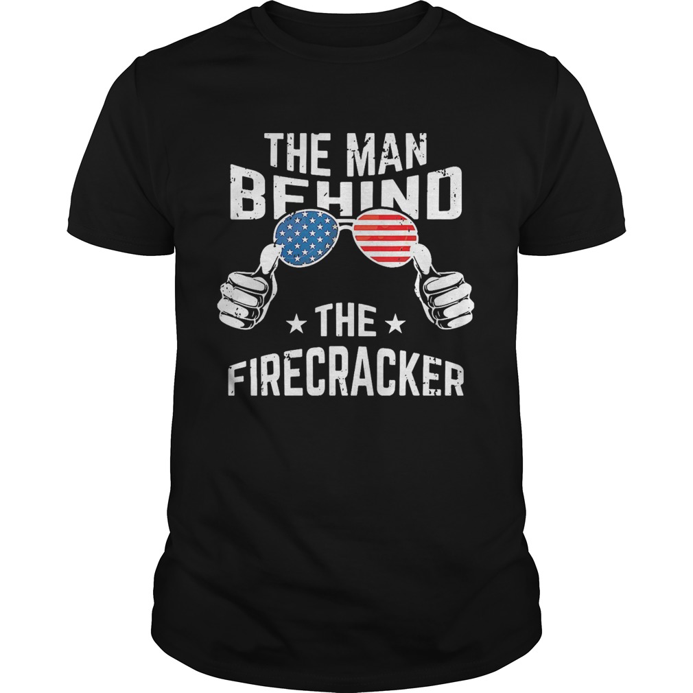 The man behind the firecracker American flag  Unisex