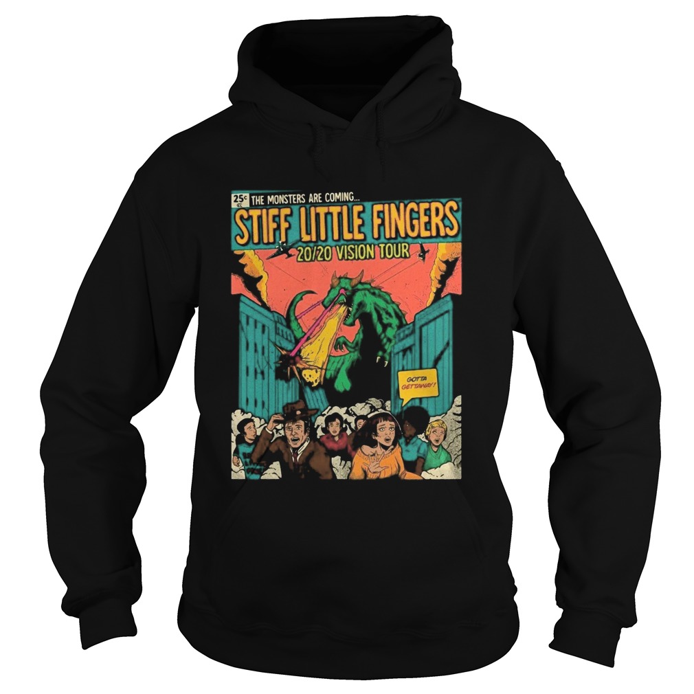 The monster are coming stiff little fingers 2020 vision tour  Hoodie