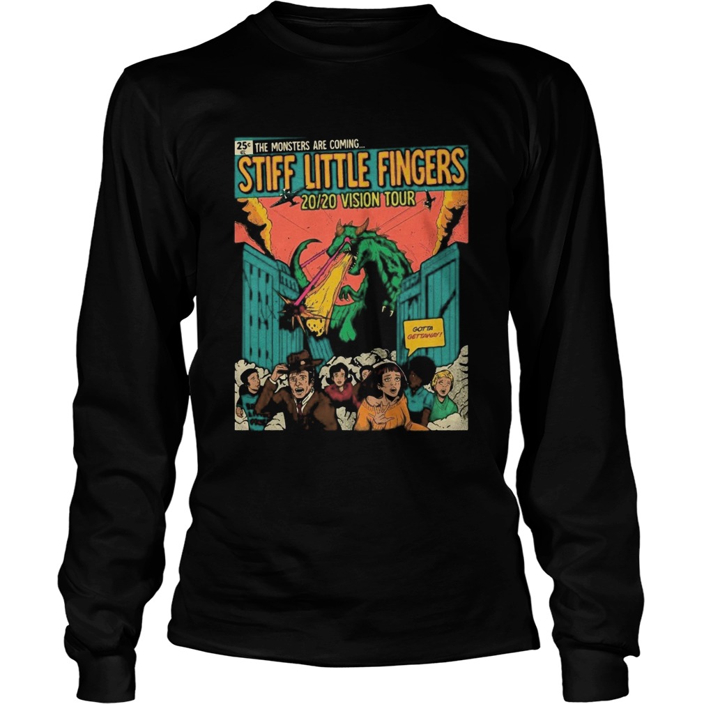 The monster are coming stiff little fingers 2020 vision tour  Long Sleeve