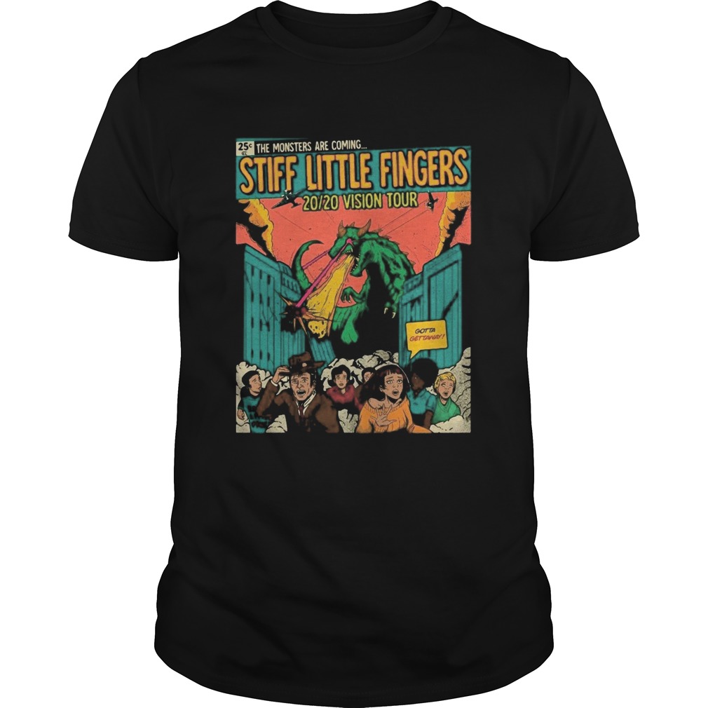 The monster are coming stiff little fingers 2020 vision tour  Unisex