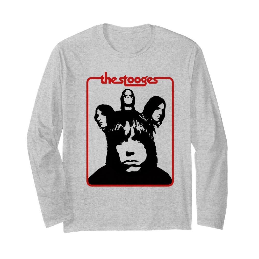 The stooges iggy pop rock band  Long Sleeved T-shirt 