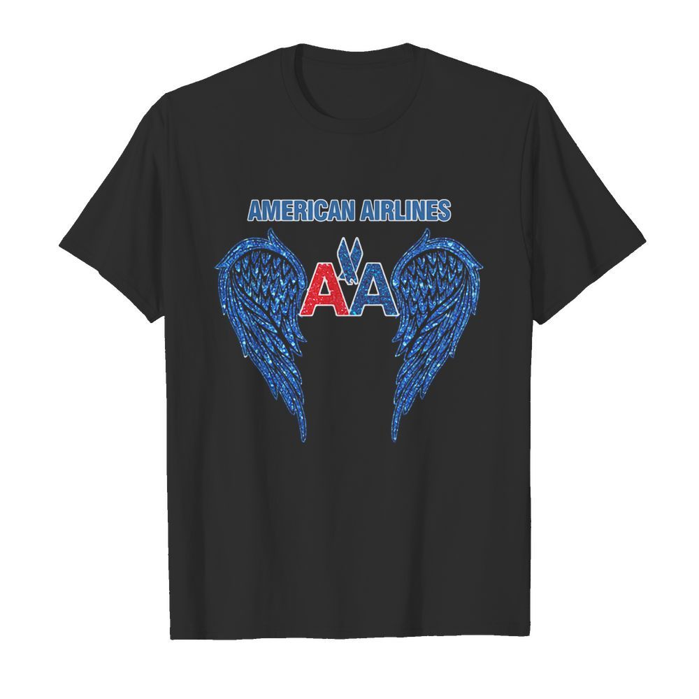 The wings american airlines logo diamond shirt