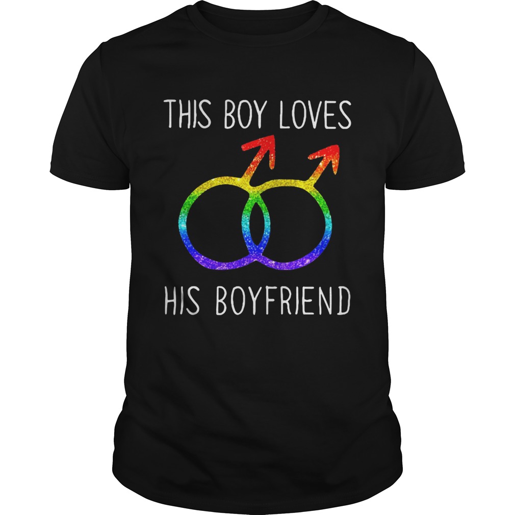 This Boy Loves His Boyfriend Lgbt shirt