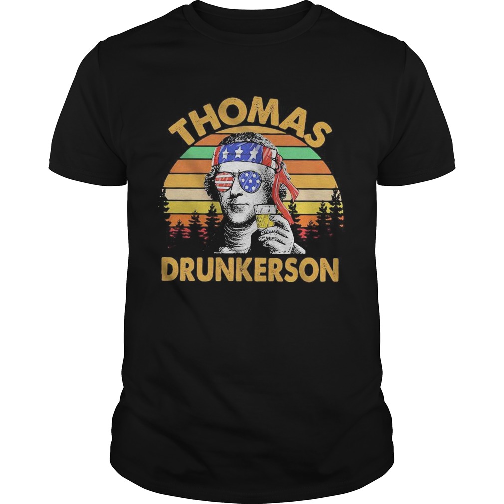 Thomas drunkerson independence day vintage retro  Unisex