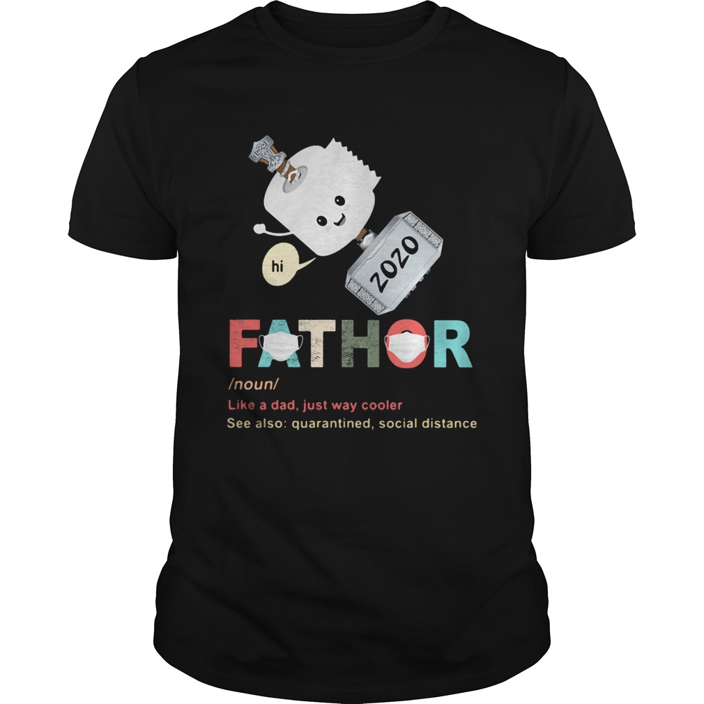 Toilet paper 2020 fathor noun like a dad just way cooler shirt