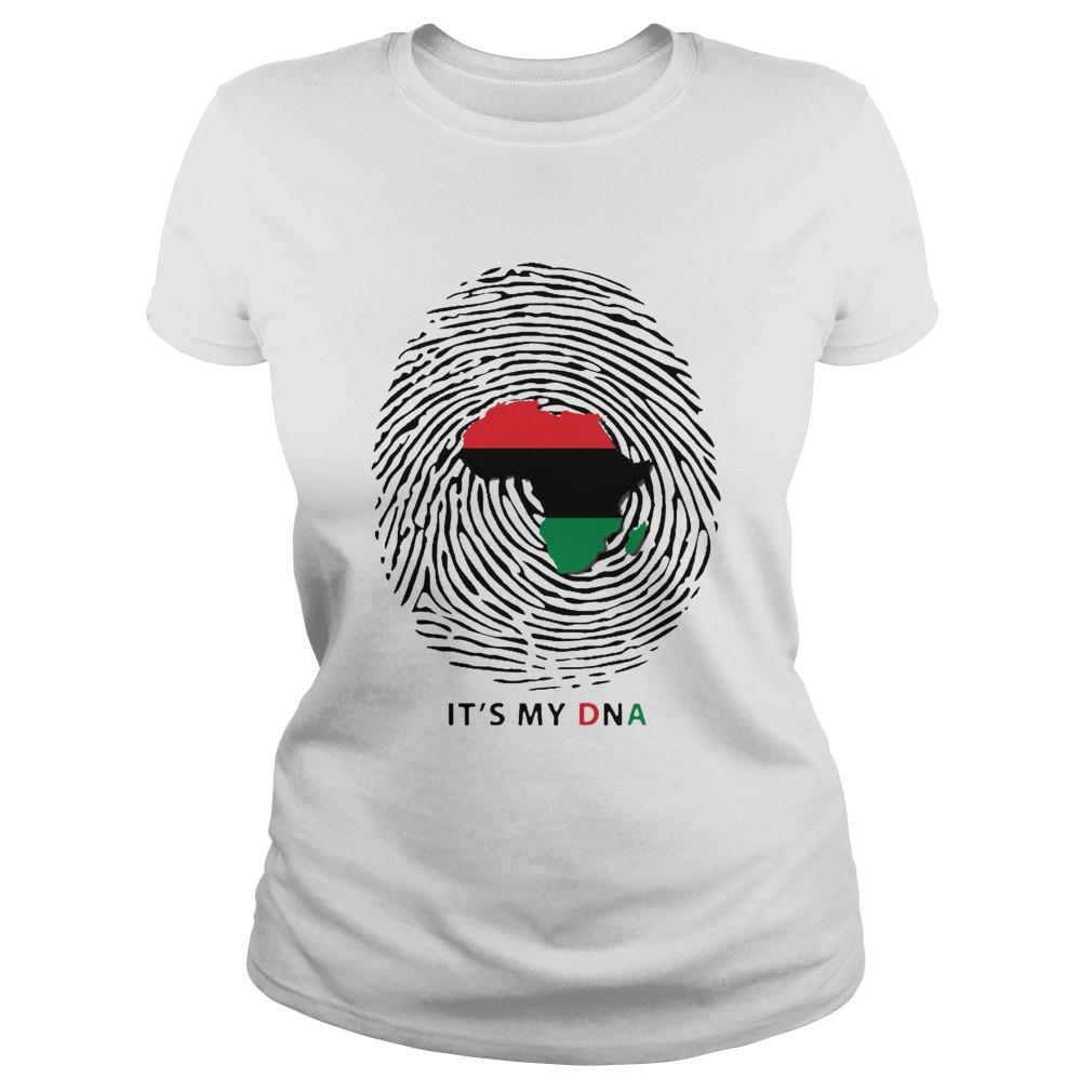 Top PanAfrican Flag Its My DNA  Classic Ladies