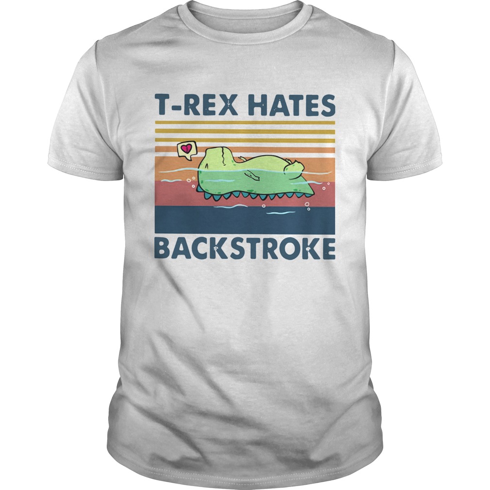 Trex Hates Backstroke Vintage  Unisex