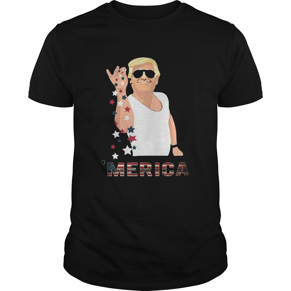 Trump Merica Usa Flag Color  Unisex